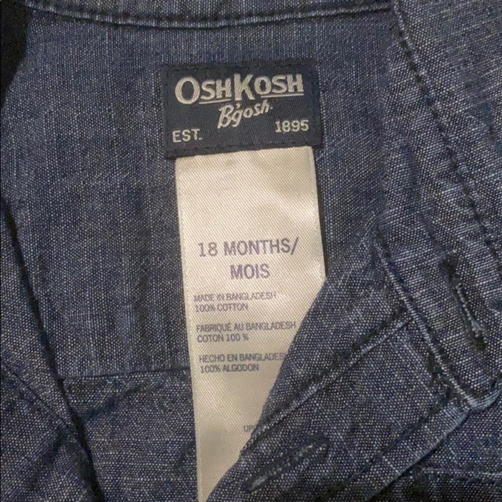 Denim button down - Picture 2 of 2